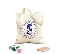 AILOONG Sac de courses en toile de coton Outils de coiffeur, coupe de cheveux professionnelle tissu épais de 340g/m² Utilise comme sac cadeau