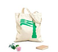 AILOONG Sac de courses en toile de coton Statue de la Liberté, drapeau des États-Unis tissu épais de 340g/m² Utilise comme sac cadeau