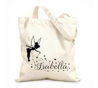 AILOONG Sac de plage en polyester et coton Chambre de bébé petite princesse magique tissu épais de 12 oz Matière douce pour la peau 25x30cm Petit