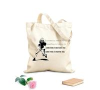 AILOONG Sac de plage en polyester et coton Citations de football pour inspirer les garçons à réussir tissu épais de 12 oz Matière douce pour la peau 35x40cm Grand