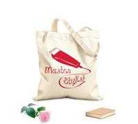 AILOONG Sac de plage en polyester et coton Coupe de cheveux, coiffeur professionnel, salon de coiffure, barbier tissu épais de 340g/m² Matière douce pour la peau