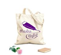 AILOONG Sac de plage en polyester et coton Coupe de cheveux, coiffeur professionnel, salon de coiffure, barbier tissu épais de 340g/m² Matière douce pour la peau