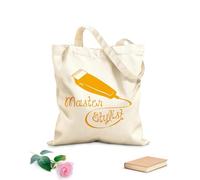 AILOONG Sac de plage en polyester et coton Coupe de cheveux, coiffeur professionnel, salon de coiffure, barbier tissu épais de 340g/m² Matière douce pour la peau