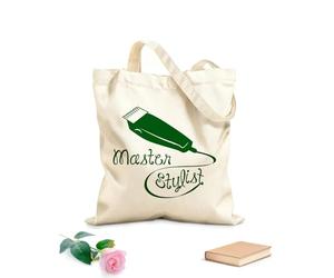 AILOONG Sac de plage en polyester et coton Coupe de cheveux, coiffeur professionnel, salon de coiffure, barbier tissu épais de 340g/m² Matière douce pour la peau