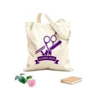 AILOONG Sac de plage en polyester et coton Salon de coiffure, ciseaux, rasoir, coupe de cheveux tissu épais de 340g/m² Matière douce pour la peau