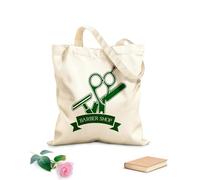 AILOONG Sac de plage en polyester et coton Salon de coiffure, ciseaux, rasoir, coupe de cheveux tissu épais de 340g/m² Matière douce pour la peau