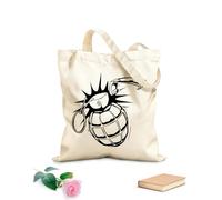 AILOONG Sac de plage en polyester et coton tissu épais de 12 oz Explosion de grenade, grenade cool Matière douce pour la peau 25x30cm Petit