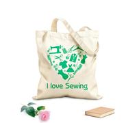 AILOONG Sac de plage en polyester et coton tissu épais de 340g/m² J'adore coudre ! Boutique de couture, magasin de vêtements, mode Matière douce pour la peau