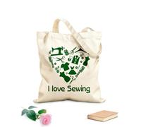 AILOONG Sac de plage en polyester et coton tissu épais de 340g/m² J'adore coudre ! Boutique de couture, magasin de vêtements, mode Matière douce pour la peau