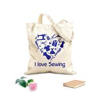 AILOONG Sac de plage en polyester et coton tissu épais de 340g/m² J'adore coudre ! Boutique de couture, magasin de vêtements, mode Matière douce pour la peau