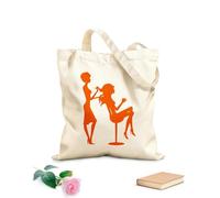 AILOONG Sac de plage en polyester et coton tissu épais de 340g/m² Salon de beauté Salon de coiffure Coiffeur Salon de beauté Matière douce pour la peau