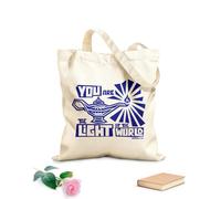 AILOONG Sac en toile à fond renforcé Tu es le monde de lumière tissu épais de 340g/m² Utilise comme sac cadeau