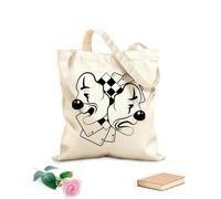 AILOONG Sacs à main en polyester et coton Cartes de clown As du jeu Casino tissu épais de 12 oz Utilise comme trousse de maquillage 31x36cm Moyen