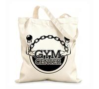 AILOONG Sacs à main en polyester et coton Centre de gymnastique Musculation Fitnesscenter Sport tissu épais de 12 oz Utilise comme trousse de maquillage 25x30cm Petit