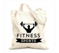 AILOONG Sacs à main en polyester et coton Centre de remise en forme, sports, gymnastique, musculation, Iron Sport, musculature tissu épais de 12 oz Utilise comme trousse de maquillage 25x30cm Petit