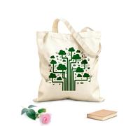 AILOONG Sacs à main en polyester et coton Internet, cloud, technologies de communication, informatique tissu épais de 340g/m² Utilise comme trousse de maquillage