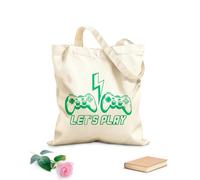AILOONG Sacs à main en polyester et coton Jouons à des jeux vidéo sur ordinateur avec joystick ! tissu épais de 340g/m² Utilise comme trousse de maquillage