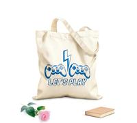 AILOONG Sacs à main en polyester et coton Jouons à des jeux vidéo sur ordinateur avec joystick ! tissu épais de 340g/m² Utilise comme trousse de maquillage