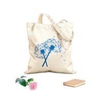 AILOONG Sacs à main en polyester et coton Pissenlit Fleuriste Boutique de fleurs Accueil tissu épais de 340g/m² Utilise comme trousse de maquillage