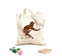 AILOONG Sacs à main en polyester et coton Résumé des jeux de tennis de table et de sport avec balle tissu épais de 340g/m² Utilise comme trousse de maquillage