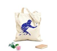 AILOONG Sacs à main en polyester et coton Résumé des jeux de tennis de table et de sport avec balle tissu épais de 340g/m² Utilise comme trousse de maquillage