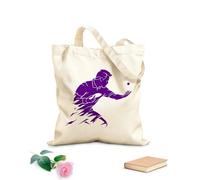 AILOONG Sacs à main en polyester et coton Résumé des jeux de tennis de table et de sport avec balle tissu épais de 340g/m² Utilise comme trousse de maquillage