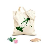 AILOONG Sacs à main en polyester et coton Snowboardeuse extrême fille snowboardeuse tissu épais de 340g/m² Utilise comme trousse de maquillage