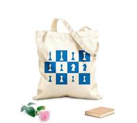 AILOONG Sacs à main en polyester et coton tissu épais de 340g/m² Pièces d'échecs, jeu d'échecs, club d'échecs, échiquier Utilise comme trousse de maquillage