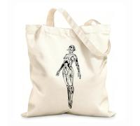 AILOONG Sacs bandoulière en toile de coton Anatomie d'une femme robotique au style attrayant tissu épais de 12 oz Utilise comme sac à outils 31x36cm Moyen