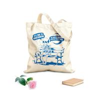 AILOONG Sacs bandoulière en toile de coton Il est temps de trop réfléchir à l'art de créer des problèmes qui n'existaient pas. tissu épais de 340g/m² Utilise comme sac à outils