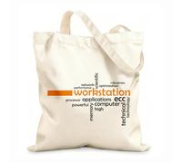 AILOONG Sacs bandoulière en toile de coton Poste de travail nuage de mots tissu épais de 12 oz Utilise comme sac à outils 25x30cm Petit