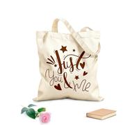 AILOONG Sacs de courses en polyester et coton Citations romantiques en lettres d'amour pour la Saint-Valentin tissu épais de 340g/m² Réutilisable