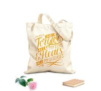 AILOONG Sacs de courses en polyester et coton Inscription manuscrite avec un verset biblique : Il pardonne tous mes péchés tissu épais de 340g/m² Réutilisable