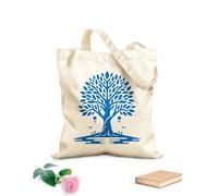AILOONG Sacs de courses en polyester et coton Logo d'arbre. Ceci est magnifique. C'est un symbole. tissu épais de 340g/m² Réutilisable
