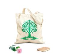 AILOONG Sacs de courses en polyester et coton Logo d'arbre. Ceci est magnifique. C'est un symbole. tissu épais de 340g/m² Réutilisable