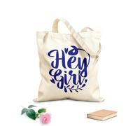 AILOONG Sacs de courses en polyester et coton Salut ma belle, citation inspirante pour les amoureux tissu épais de 340g/m² Réutilisable