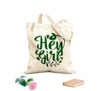 AILOONG Sacs de courses en polyester et coton Salut ma belle, citation inspirante pour les amoureux tissu épais de 340g/m² Réutilisable