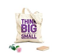 AILOONG Sacs de courses en polyester et coton tissu épais de 340g/m² De petits gestes pour de grands rêves. Commencez dès aujourd'hui. Réutilisable