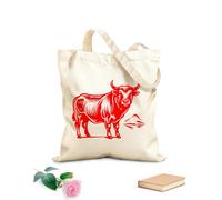 AILOONG Sacs de courses en polyester et coton tissu épais de 340g/m² Guide d'accords mets et vins « Parfaits » Réutilisable