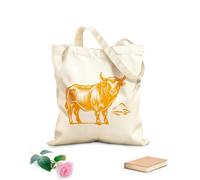 AILOONG Sacs de courses en polyester et coton tissu épais de 340g/m² Guide d'accords mets et vins « Parfaits » Réutilisable