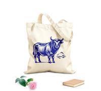 AILOONG Sacs de courses en polyester et coton tissu épais de 340g/m² Guide d'accords mets et vins « Parfaits » Réutilisable