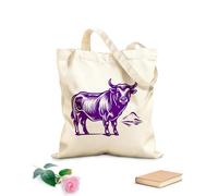 AILOONG Sacs de courses en polyester et coton tissu épais de 340g/m² Guide d'accords mets et vins « Parfaits » Réutilisable