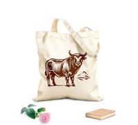 AILOONG Sacs de courses en polyester et coton tissu épais de 340g/m² Guide d'accords mets et vins « Parfaits » Réutilisable