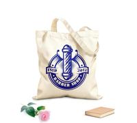 AILOONG Sacs de courses en polyester et coton tissu épais de 340g/m² Pour le poteau de barbier sur le sujet Réutilisable