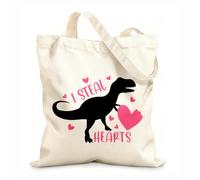 AILOONG Sacs en toile à motifs personnalisables Je vole les cœurs, Saint-Valentin, amour, sois à moi, vacances tissu épais de 12 oz S'accorde avec les vêtements 25x30cm Petit