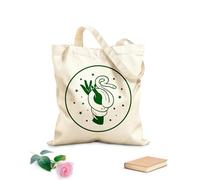 AILOONG Sacs femme en toile de coton Constellation, astrologie céleste, espace mystérieux, fiction, futur, zodiaque, Ophiuchus tissu épais de 340g/m² Matière douce pour la peau