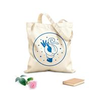 AILOONG Sacs femme en toile de coton Constellation, astrologie céleste, espace mystérieux, fiction, futur, zodiaque, Ophiuchus tissu épais de 340g/m² Matière douce pour la peau