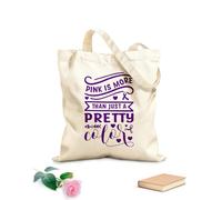 AILOONG Sacs femme en toile de coton est bien plus qu'un simple joli design typographique de sensibilisation au cancer du sein tissu épais de 340g/m² Matière douce pour la peau