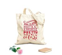 AILOONG Sacs femme en toile de coton est bien plus qu'un simple joli design typographique de sensibilisation au cancer du sein tissu épais de 340g/m² Matière douce pour la peau