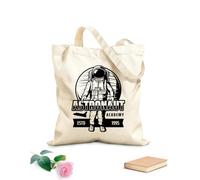 AILOONG Sacs femme en toile de coton tissu épais de 12 oz icônes d'astronautes galactiques explorant l'espace Matière douce pour la peau 25x30cm Petit